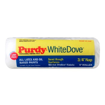 Purdy 14A672094 Roller Cover ~  White Dove, 9 x 3/4&quot; Nap