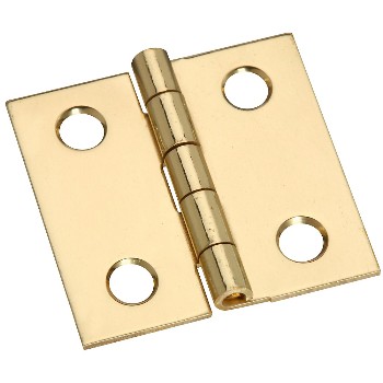 National 211334 Broad Hinge, Solid Brass  ~ 1&quot; x 1&quot;