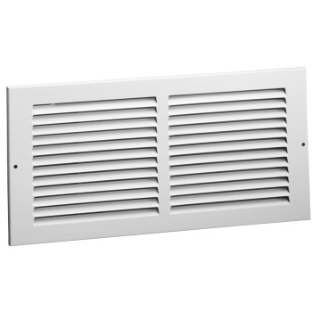 Hart &amp; Cooley 372W14X8 Side Wall Return Air Grille, White ~ 14&quot; x 8&quot;
