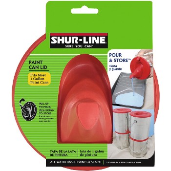 Shur-Line 2007061 Paint Can Lid Shelf Pack ~ Gallon