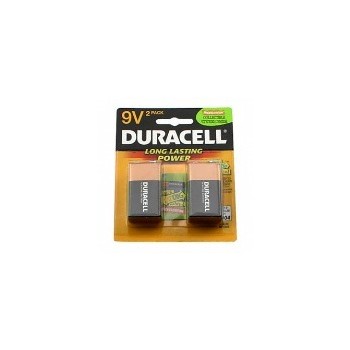 Duracell DURMN1604B2Z Mn21601b2z 2pk 9 Volt Battery