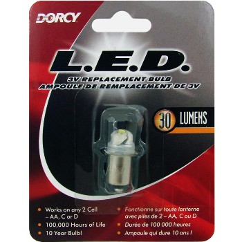 Dorcy Int&#39;l 41-1643 Replacement LED Bulb ~ 3 volt