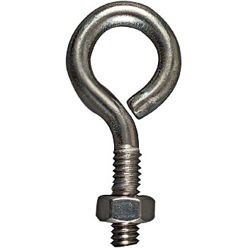 National 221572 Stainless Steel Eye Bolt,  1/4&quot; x 2&quot;