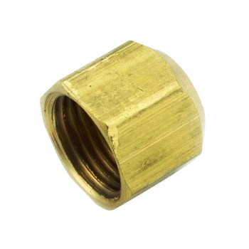 Anderson Metals 54840-06 Brass Flare Cap  ~ 3/8&quot;