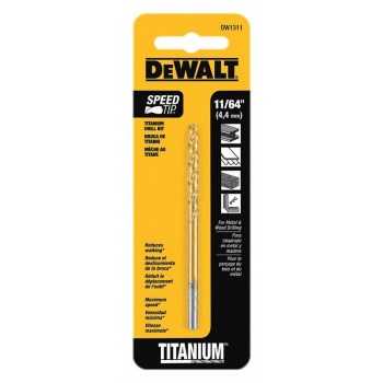 DeWalt DW1311 Titanium Bit, 11/64 inch