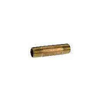 Anderson Metals 38300-1640 Nipple - Red Brass - 1 x 4 inch