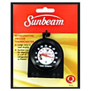 Pyrex 61013 Sunbeam Brand Refrigerator &amp; Freezer Thermometer ~ 3&quot; Dial