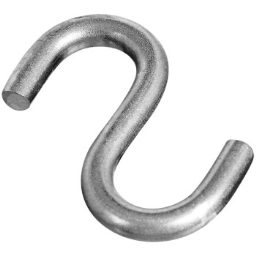 National 233536 Stainless Steel Open S-Hook ~ 1 1/2"