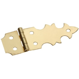 National 211433 Solid Brass/Pb Decorative Hinge, Visual Pack 1811 5/8 x 1 -7/8