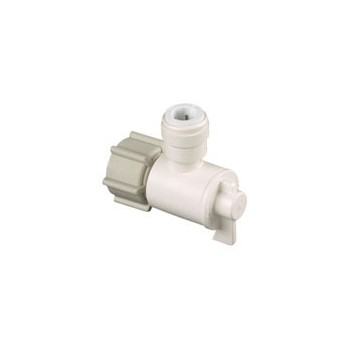 Watts, Inc    0959181 Quick Connect Angle Valve, 1 / 2 inches  FPT x 1 / 4 inches CTS