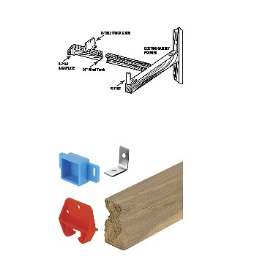 PrimeLine/SlideCo R7144 Drawer Track Repair Kit ~ Wood