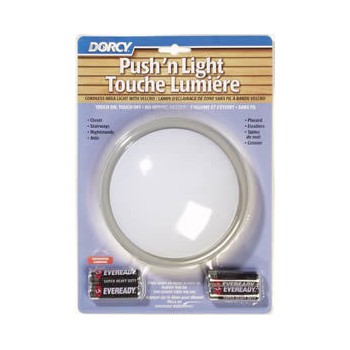 Dorcy Int&#39;l 41-1077 Push &#39;n&#39; Light Touch Light, Battery Operated
