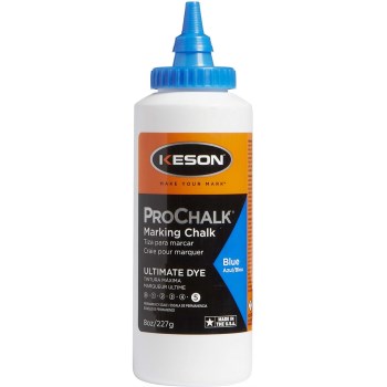 Keson 5BD ProChalk Ultimate Dye Marking Chalk,  Blue ~ 5 oz