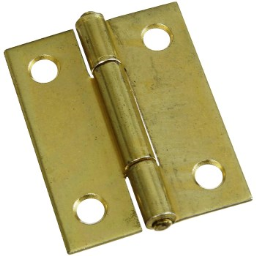 National 146175  Non-removable Pin Hinges,  Brass ~ 2"