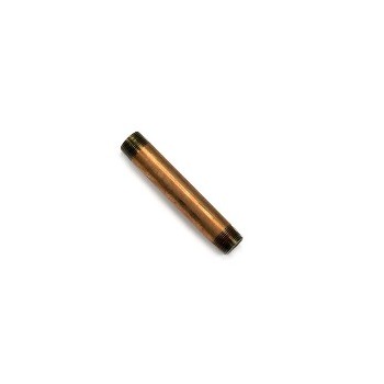 Anderson Metals 38300-1260 Nipple - Red Brass - 0.75 x 6 inch