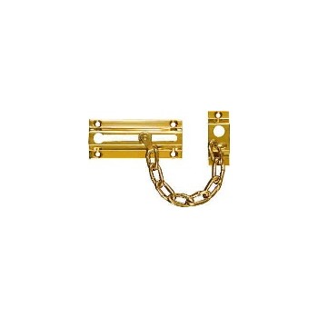 National 216010 Solid brass/Pb Chain Door Guard, Visual Pack 1926