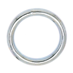 Campbell Chain T7661152 Welded Ring - Nickel Finish - 2"