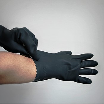 Trimaco 01903 SuperTuff Pro Gloves,  Black ~ Large