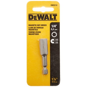 DeWalt DW2218 Magnetic Nutdriver, 1/4 inch