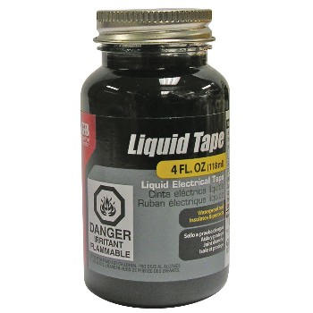 Gardner Bender  LTB-400 Liquid Electrical Tape,  Black - 4 oz