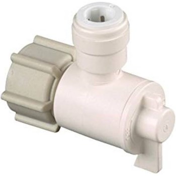 Watts, Inc    0959183 Quick Connect Angle Valve, 1/2&quot; FPT x 3/8&quot; CTS
