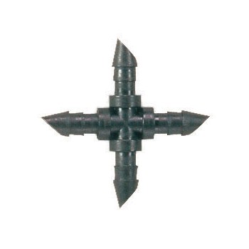 NDS/RainDrip R399CT Barbed Cross, 1/4&quot;