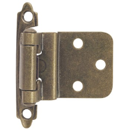 Hardware House  642496 Inset Cabinet Hinge, Antique Brass 3/8 inch