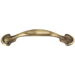 Hardware House  643262 Spoon Cabinet Pull, Antique Brass