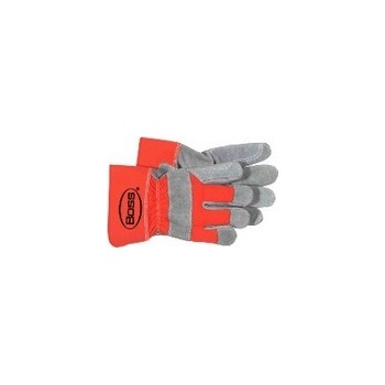 Boss 2393 Split Leather Palm Gloves - Large