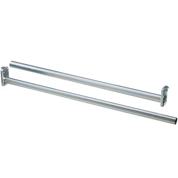 National 189639 Adjustable Closet Rod, Bright Steel ~ 30&quot; to 48&quot;