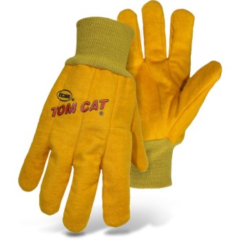 Boss 341 Tom Cat Chore Gloves w/Flexible Knit Wrist ~ Men&#39;s Large