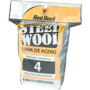 Red Devil 0327  Steel Wool  8 Pad #4