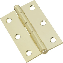 National 146852 Brass Cabinet Hinges ~ 3 inches