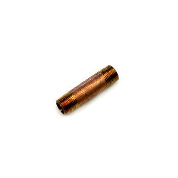 Anderson Metals 38300-0830 Nipple - Red Brass - 0.5 x 3 inch