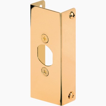 PrimeLine/SlideCo U9567 Brass Door Reinforcer, 1-3/4&quot;