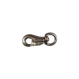 National 222968 Round Swivel Nickel Cattle Snap ~ 1"x 4-1/8"