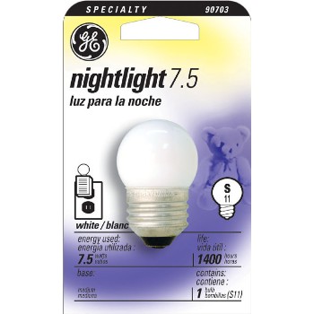 GE 41267 Night Light, White 7.5 Watt