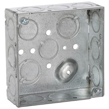 Hubbell/Raco 8189 Square Box, Welded 4 inch 1.5 inch Deep