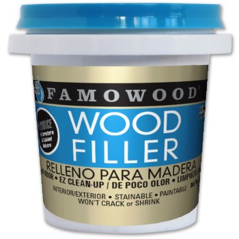 Eclectic 40042142 Famowood Latex Wood Filler, Walnut  ~  1/4 Pint