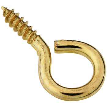 National 119289 Solid Brass Screw Eye ~ 1 3/8&quot;