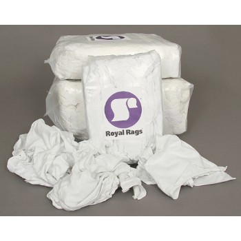 Reclaimed Textiles Co  112-05-05-04.00 4# White Fleece Wipers
