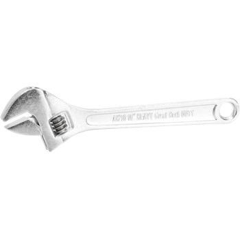 Great Neck AW10C Adjustable Wrench, 10 inch