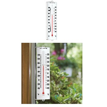 Chaney/AcuRite 00330 Thermometer ~ Outdoor w/Swivel Bracket -  8.5&quot;