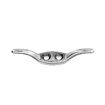 National 223321 Rope Cleat, Nickel Finish Over Zinc ~  2 1/2&quot;
