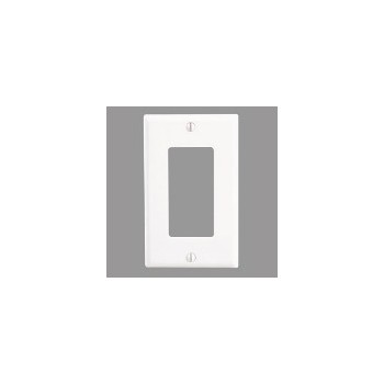 Leviton 021-80401-W Decora Standard Wall Plate - White