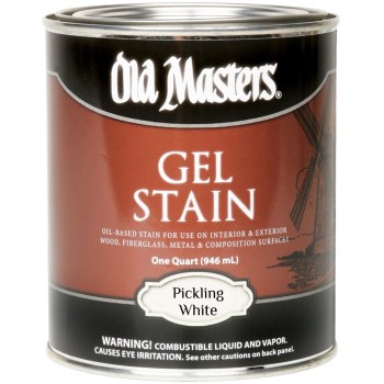 Old Masters 81016 Gel Stain, Pickliing White ~ 1/2 Pint