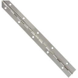 National 265371 Nickel  Finish Continuous Hinge  ~  1 1/16" x  12"
