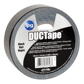Intertape 91407 Duct Tape 20C-Bk2, Black 2 inch x 60 yd
