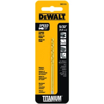 DeWalt DW1310 Titanium Bit, 5/32 inch