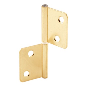 PrimeLine/SlideCo N7025 Bi-Fold Door Hinge, Brass Plated ~ 3&quot; Length